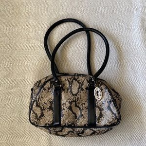 Vintage Steve Madden snake skin purse hand bag 90s y2k grunge aesthetic